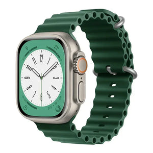 Silicone Ocean band for Apple Watch straps 45mm 46mm 40mm Ultra 2 49mm 44mm 41mm 38-42mm sport bracelet series 10 9 8 7 6 5 4 SE