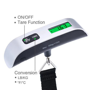 NEW Electronic Luggage Scale Digital LCD Hanging Scare for Suitcase Travel Weighs Baggage Bag Weight Balance Tool