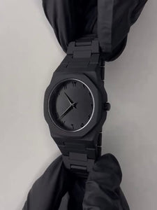 Full BLACK AURA Quartz Watch – Lightweight Design, , Premium Quality & Finish - Best Quality Analog Watch For Boys - Watch For Men | Full Black Color Watch - Without Box