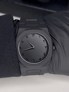 Full BLACK AURA Quartz Watch – Lightweight Design, , Premium Quality & Finish - Best Quality Analog Watch For Boys - Watch For Men | Full Black Color Watch - Without Box