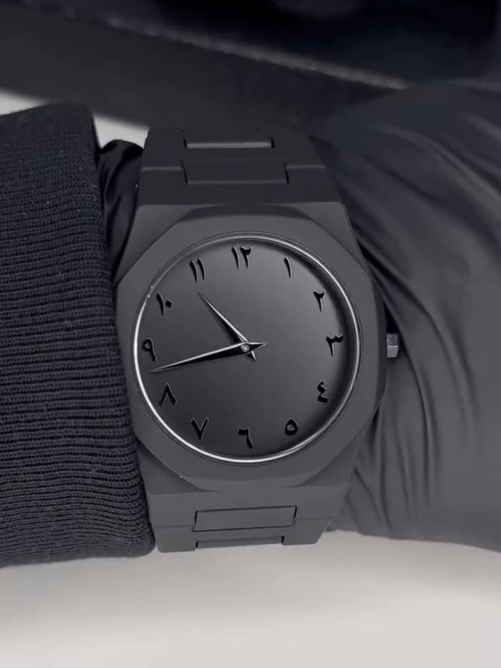 Full BLACK AURA Quartz Watch – Lightweight Design, , Premium Quality & Finish - Best Quality Analog Watch For Boys - Watch For Men | Full Black Color Watch - Without Box