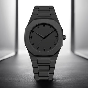 Full BLACK AURA Quartz Watch – Lightweight Design, , Premium Quality & Finish - Best Quality Analog Watch For Boys - Watch For Men | Full Black Color Watch - Without Box