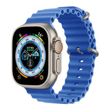 Silicone Ocean band for Apple Watch straps 45mm 46mm 40mm Ultra 2 49mm 44mm 41mm 38-42mm sport bracelet series 10 9 8 7 6 5 4 SE