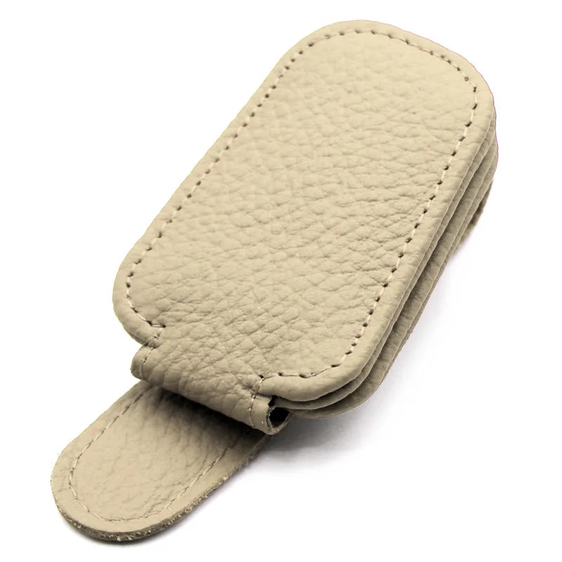 Car glasses clip sunshade plate clip multifunctional sunglasses PU car glasses clip card ticket clip