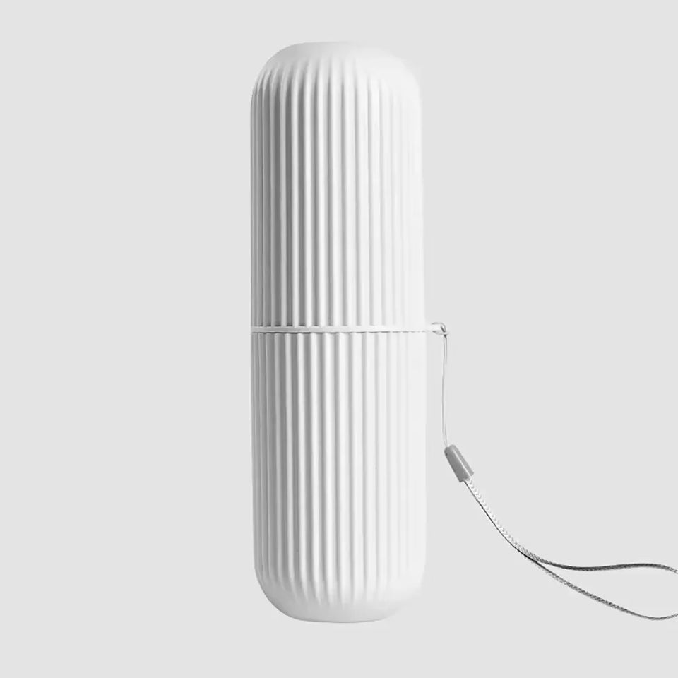 1Pc Portable Toothbrush Cup Bathroom Toothpaste Holder Storage Case Box Organizer Travel Toiletries Storage Cup New Creative