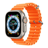 Silicone Ocean band for Apple Watch straps 45mm 46mm 40mm Ultra 2 49mm 44mm 41mm 38-42mm sport bracelet series 10 9 8 7 6 5 4 SE