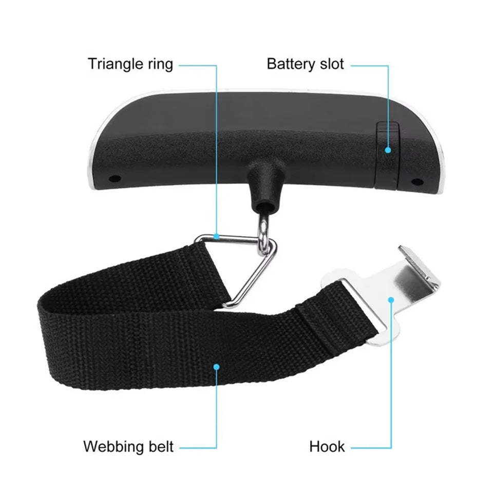 NEW Electronic Luggage Scale Digital LCD Hanging Scare for Suitcase Travel Weighs Baggage Bag Weight Balance Tool