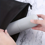 1Pc Portable Toothbrush Cup Bathroom Toothpaste Holder Storage Case Box Organizer Travel Toiletries Storage Cup New Creative