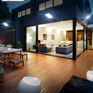 AmmToo 72COB Solar Outdoor Led Courtyard Wall Lamp Human Body Induction Garden Terrace Garage Door Street Lamp 616B