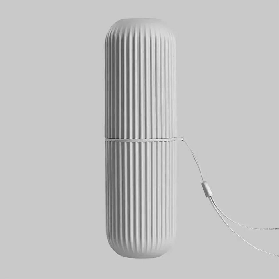 1Pc Portable Toothbrush Cup Bathroom Toothpaste Holder Storage Case Box Organizer Travel Toiletries Storage Cup New Creative
