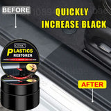 Car Plastic Restorer Universal Leather and Plastic Repair Polishing Wax Auto Interior & Panel Renewal Polish Wax Coating Agent