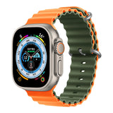 Silicone Ocean band for Apple Watch straps 45mm 46mm 40mm Ultra 2 49mm 44mm 41mm 38-42mm sport bracelet series 10 9 8 7 6 5 4 SE
