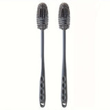 Silicone Cup Brush Milk Bottle Cleaning Brush Long Handle Water Bottles Cleaner Glass Cup Cleaning Brush Kitchen Cleaning Tools