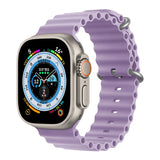 Silicone Ocean band for Apple Watch straps 45mm 46mm 40mm Ultra 2 49mm 44mm 41mm 38-42mm sport bracelet series 10 9 8 7 6 5 4 SE