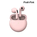 Pro 6 TWS Bluetooth Earphones Wireless Bluetooth Headset Noise Cancelling Earbuds with Mic Pro6 Wireless Headphones for IPhone