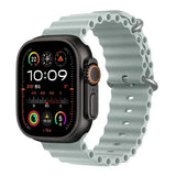 Silicone Ocean band for Apple Watch straps 45mm 46mm 40mm Ultra 2 49mm 44mm 41mm 38-42mm sport bracelet series 10 9 8 7 6 5 4 SE