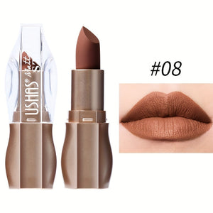 Kissable Colors: 12 Matte Long-Lasting Lipsticks-9