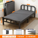 Folding bed Single rental room Accompanying dormitory Metal folding Office lunch break  Household folding iron