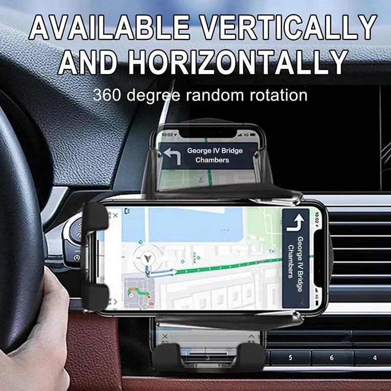 30W Automatic Clamping Infrared Induction Car Wireless Charger  Stand for IPhone 11 12 13 14 Pro Max Samsung Galaxy S20 21 Plus
