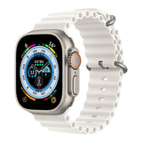 Silicone Ocean band for Apple Watch straps 45mm 46mm 40mm Ultra 2 49mm 44mm 41mm 38-42mm sport bracelet series 10 9 8 7 6 5 4 SE
