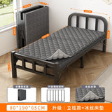 Folding bed Single rental room Accompanying dormitory Metal folding Office lunch break  Household folding iron