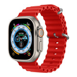 Silicone Ocean band for Apple Watch straps 45mm 46mm 40mm Ultra 2 49mm 44mm 41mm 38-42mm sport bracelet series 10 9 8 7 6 5 4 SE