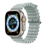 Silicone Ocean band for Apple Watch straps 45mm 46mm 40mm Ultra 2 49mm 44mm 41mm 38-42mm sport bracelet series 10 9 8 7 6 5 4 SE