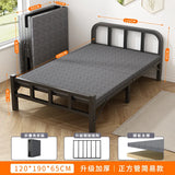 Folding bed Single rental room Accompanying dormitory Metal folding Office lunch break  Household folding iron