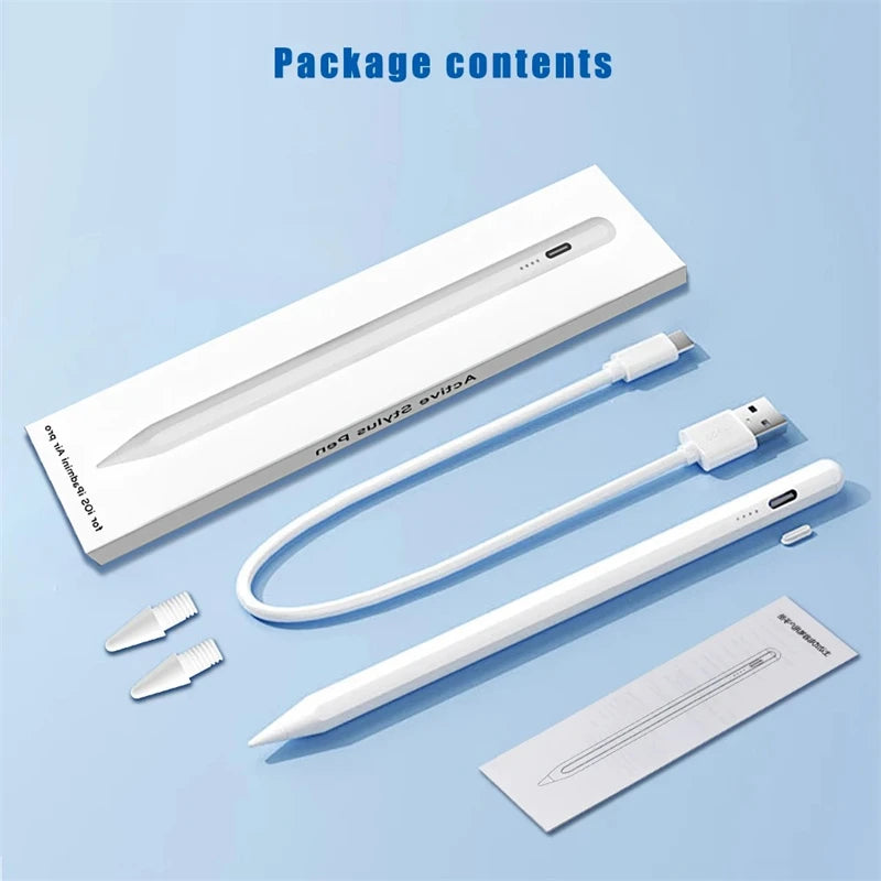 Stylus Pen For Apple Pencil with LED Power Indicators Palm Rejection Touch Pencil for 2022 2021 2020 2019 2018 iPad pencil