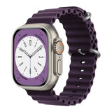Silicone Ocean band for Apple Watch straps 45mm 46mm 40mm Ultra 2 49mm 44mm 41mm 38-42mm sport bracelet series 10 9 8 7 6 5 4 SE