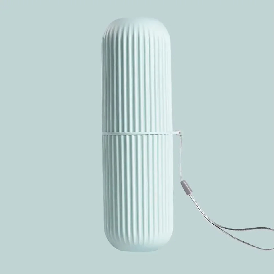 1Pc Portable Toothbrush Cup Bathroom Toothpaste Holder Storage Case Box Organizer Travel Toiletries Storage Cup New Creative