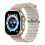 Silicone Ocean band for Apple Watch straps 45mm 46mm 40mm Ultra 2 49mm 44mm 41mm 38-42mm sport bracelet series 10 9 8 7 6 5 4 SE