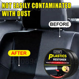 Car Plastic Restorer Universal Leather and Plastic Repair Polishing Wax Auto Interior & Panel Renewal Polish Wax Coating Agent