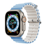 Silicone Ocean band for Apple Watch straps 45mm 46mm 40mm Ultra 2 49mm 44mm 41mm 38-42mm sport bracelet series 10 9 8 7 6 5 4 SE