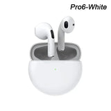 Pro 6 TWS Bluetooth Earphones Wireless Bluetooth Headset Noise Cancelling Earbuds with Mic Pro6 Wireless Headphones for IPhone