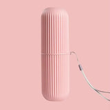 1Pc Portable Toothbrush Cup Bathroom Toothpaste Holder Storage Case Box Organizer Travel Toiletries Storage Cup New Creative