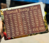 Umrah Saving Box – Box For Umrah Saving | Umrah Saving Box – Best Quality Umrah Saving Box – Umrah Saving Box Wooden Money Box For Umrah – 210,000