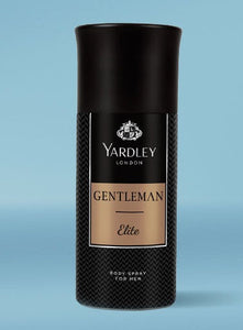 Yardley London Gentleman Elite Deodorant Body Spray For Men – 150ml | Long-lasting Elite Fragrance