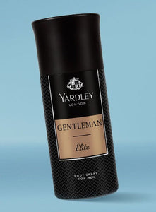Yardley London Gentleman Elite Deodorant Body Spray For Men – 150ml | Long-lasting Elite Fragrance
