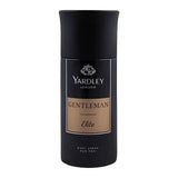 Yardley London Gentleman Elite Deodorant Body Spray For Men – 150ml | Long-lasting Elite Fragrance