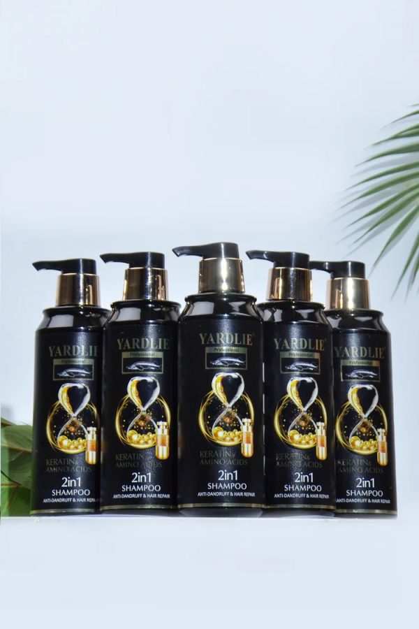 Yardlie Professional Keratin & Amino Acids Shampoo 2 In1 500ml Anti-dandruff & Hair Repair